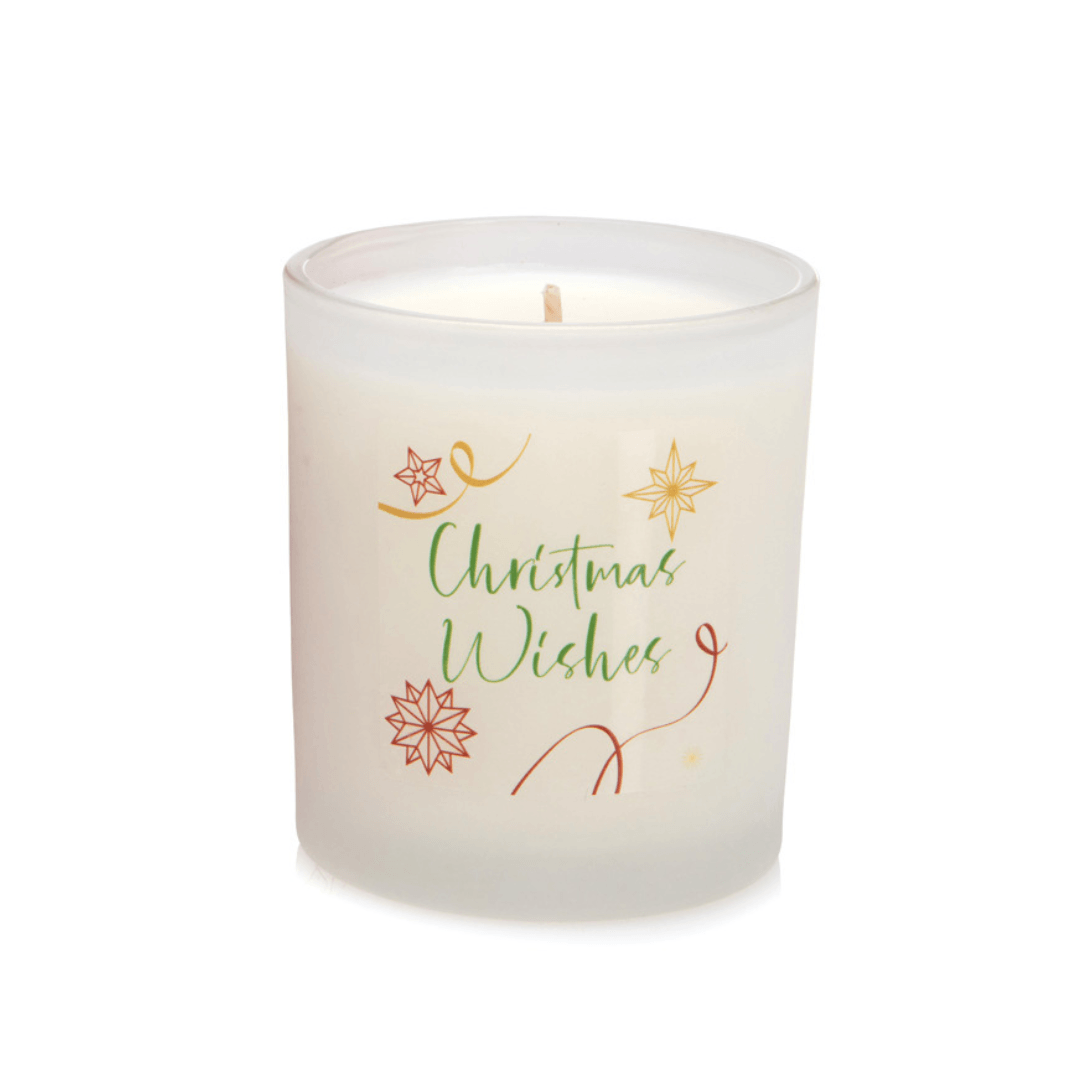 Christmas Wishes Candle 300gm (Red-Sugar Plum) - Ginja B