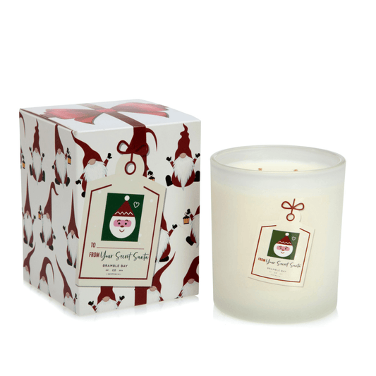 Secret Santa Christmas Candle 300g Gnome - Ginja B