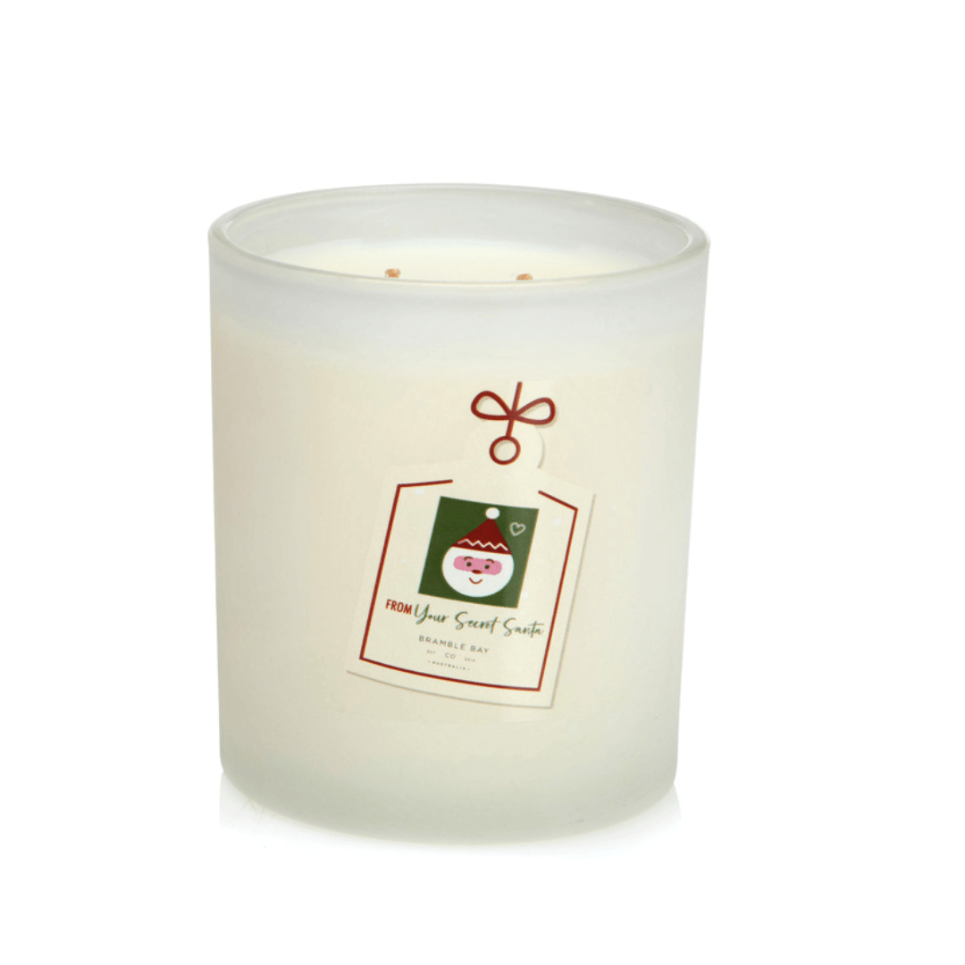 Secret Santa Christmas Candle 300g Gnome - Ginja B