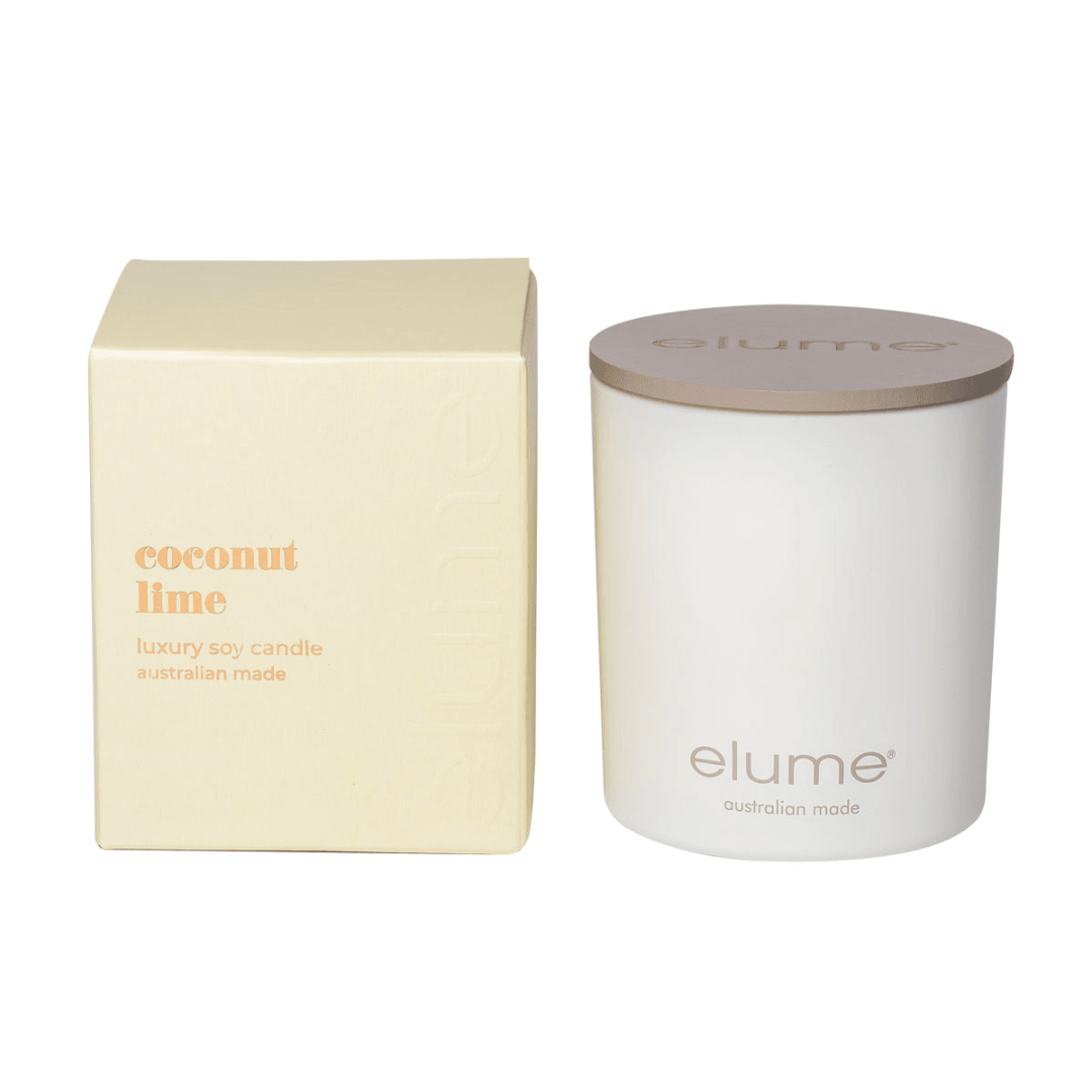 Elume Coconut & Lime Candle 400gm - Ginja B