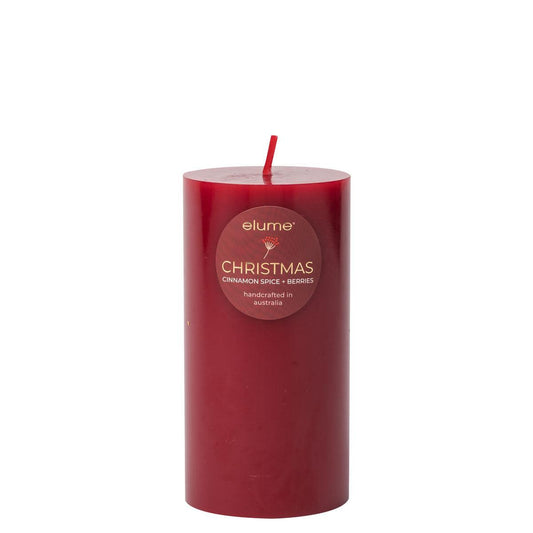 Elume Pillar Cinnamon Spice & Berries 3x6 Candle - Ginja B